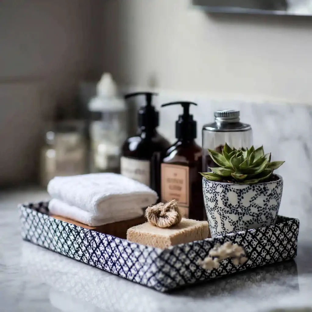 18-Bathroom Counter Decor Idea