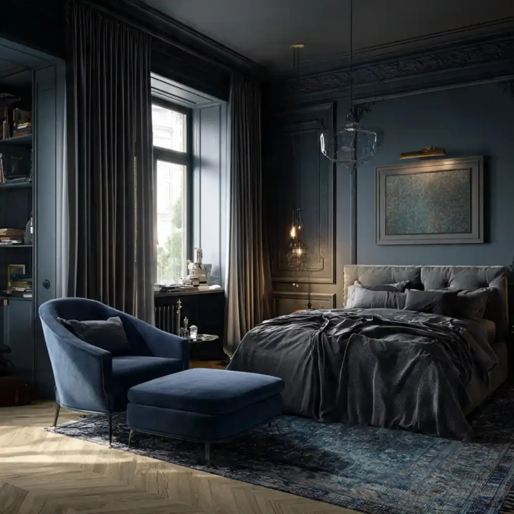 18-Dark Bedroom Idea