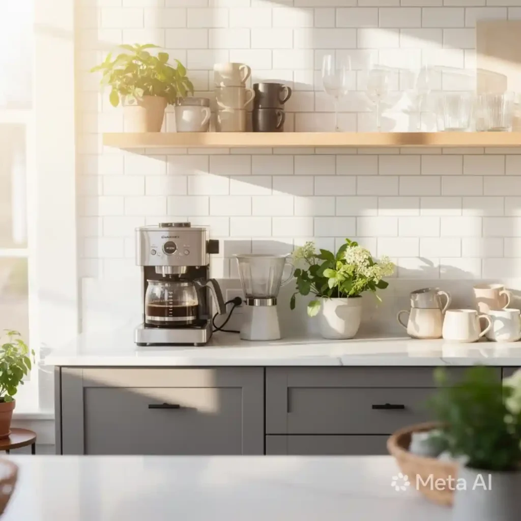 18-Inviting Kitchen Coffee Bar Idea