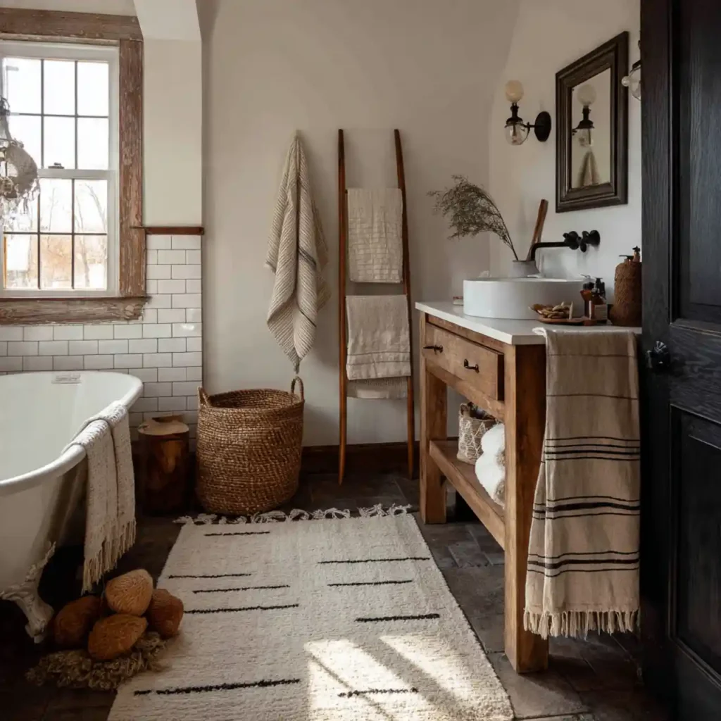 18-Modern Farmhouse Bathroom Ideas