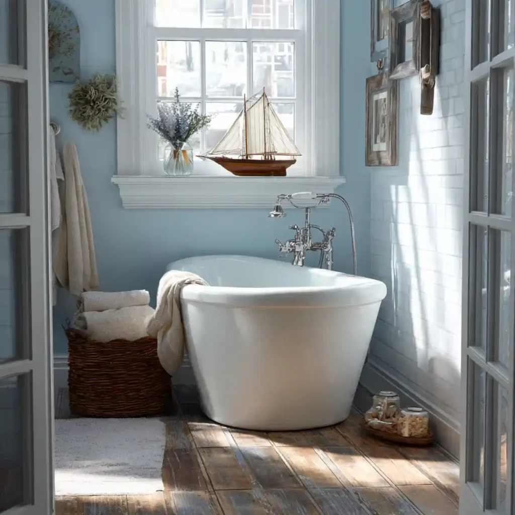 18-Nautical Bathroom Ideas