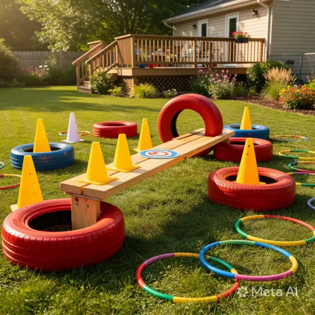 18-Unique Backyard Play Area Idea