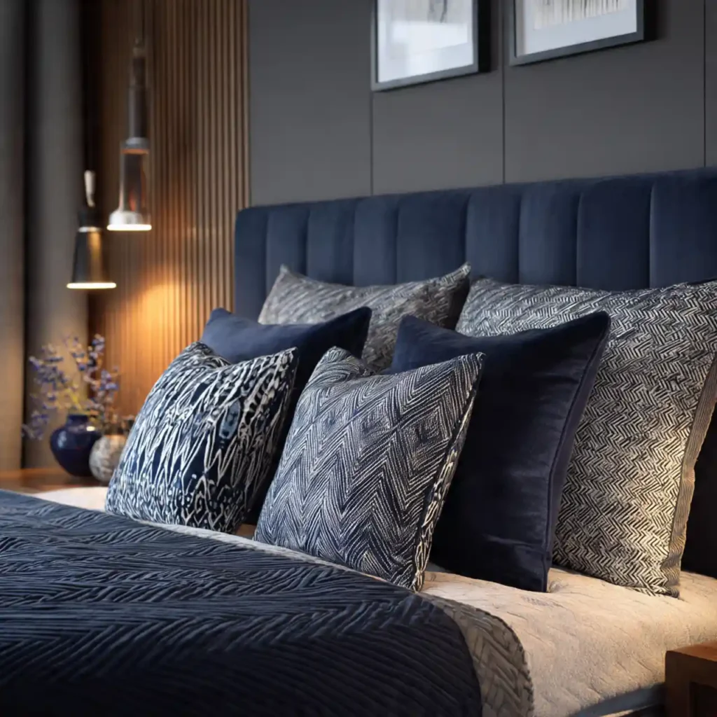 19-Blue Bedroom Idea