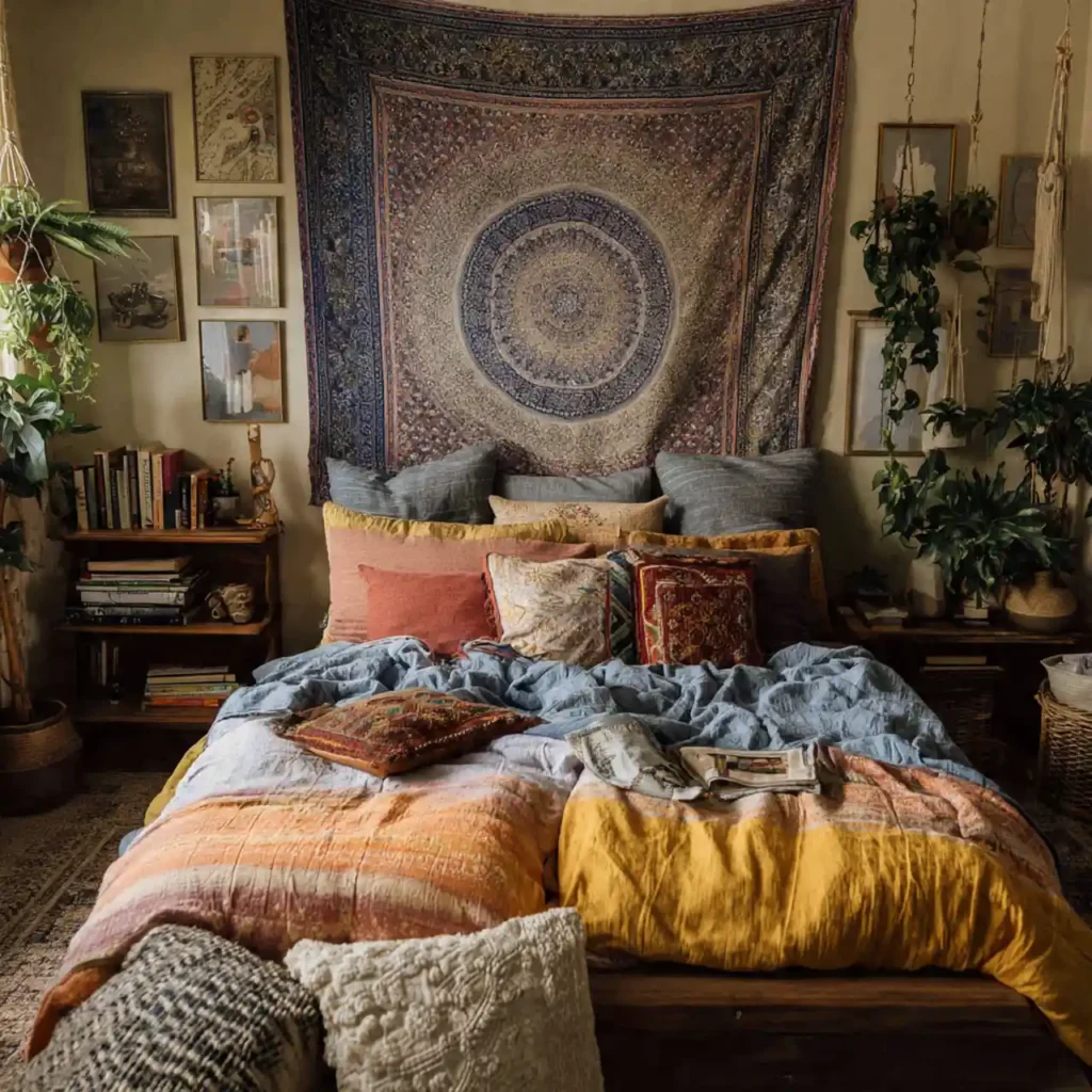 19-Boho Bedroom Idea