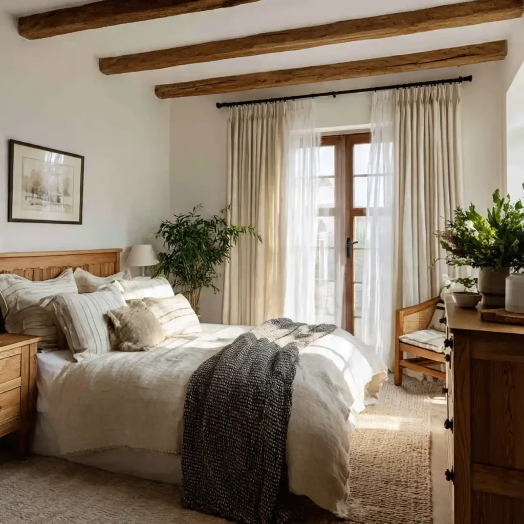 19-Farmhouse Bedroom Idea