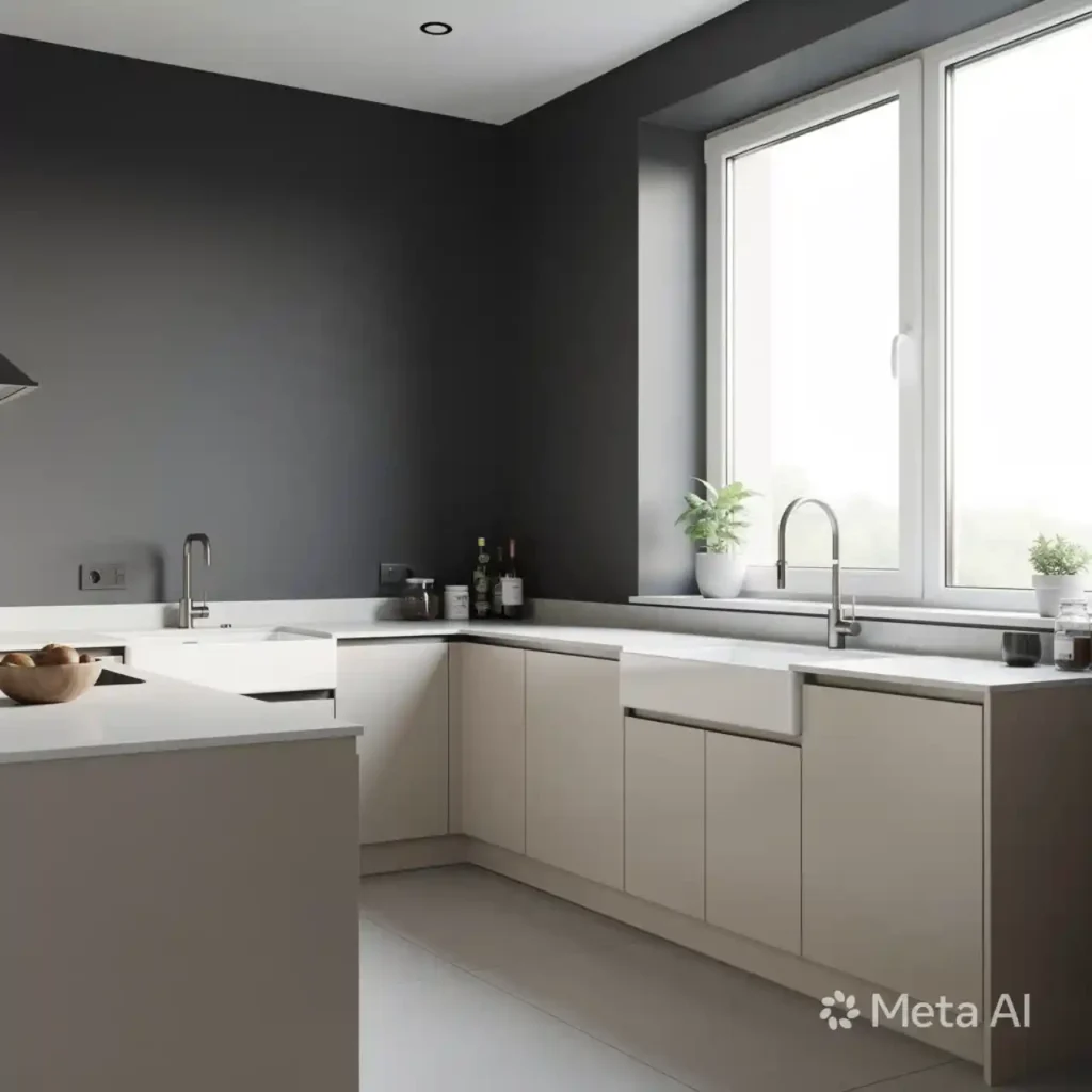 19-Grey Kitchen Idea