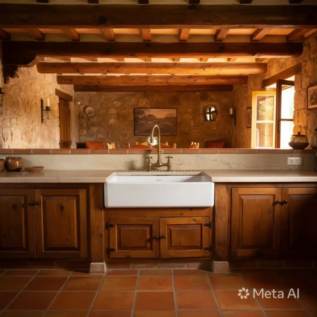 19-Hacienda Style Kitchen Idea