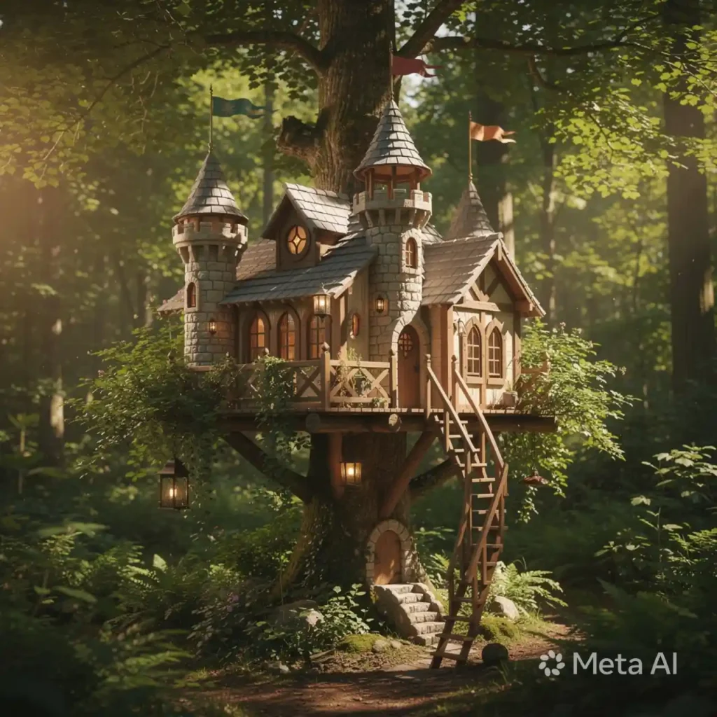 19-Kids Treehouse Idea
