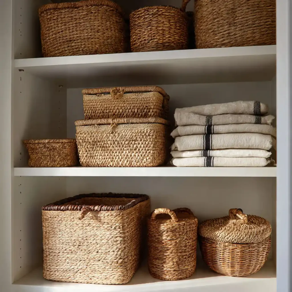 19-Large Linen Closet Organization Idea
