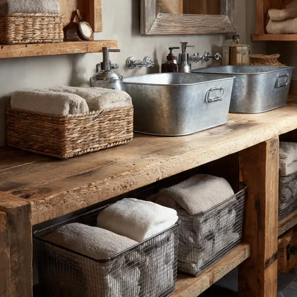 19-Modern Farmhouse Bathroom Ideas