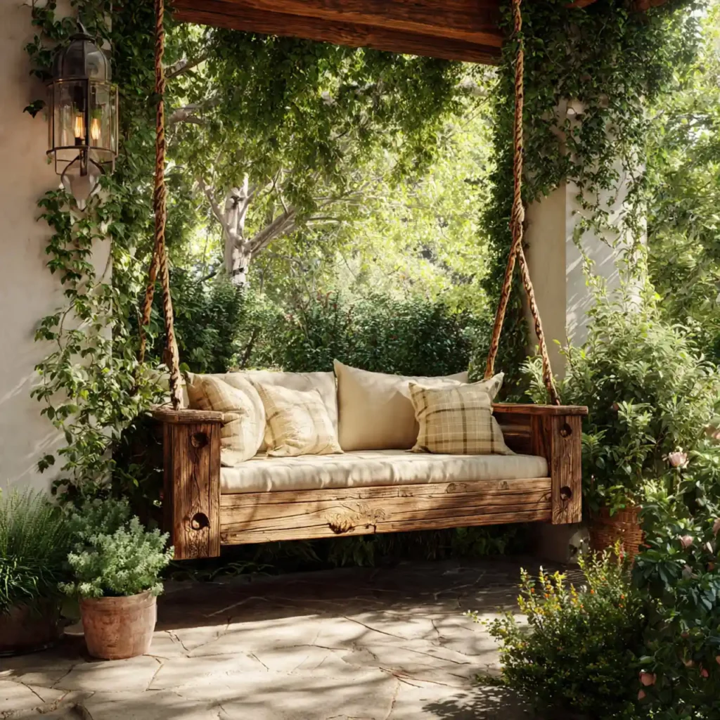 19-Rustic Outdoor Patio Idea