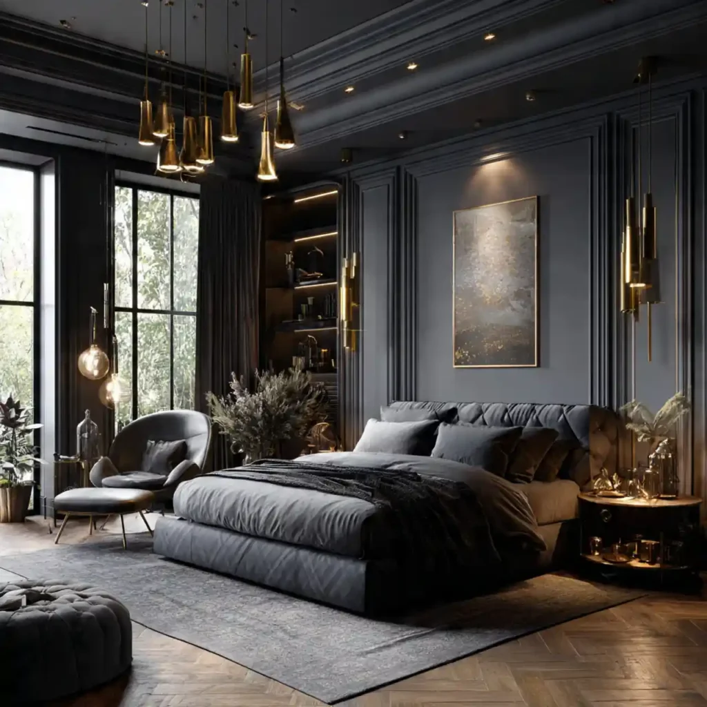 2-Gray Bedroom Idea