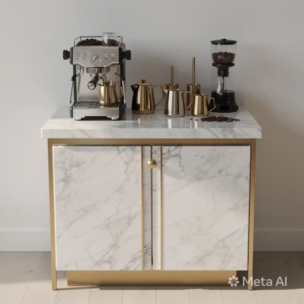 2-Inviting Kitchen Coffee Bar Idea