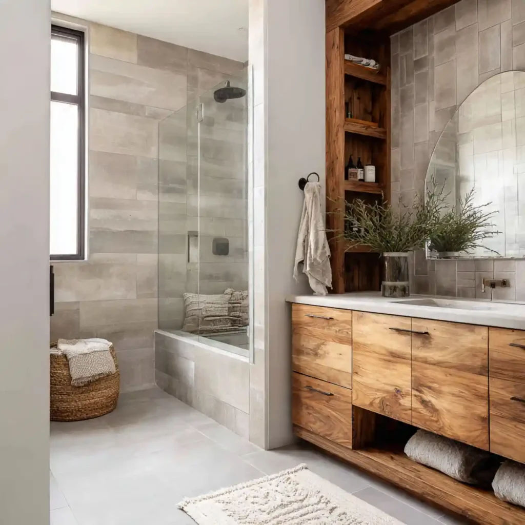 2-Organic Modern Bathroom Ideas