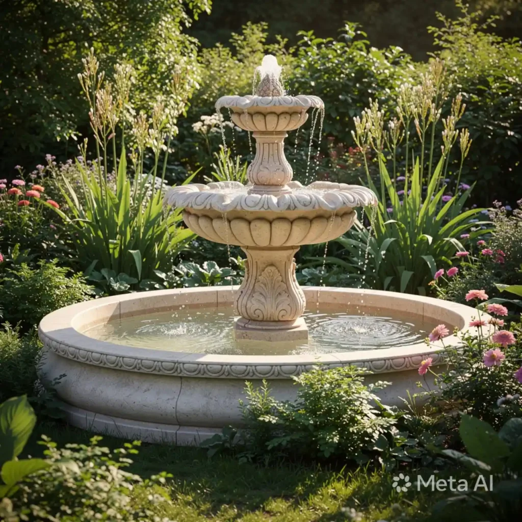 2-Unique Outdoor Fountain Idea