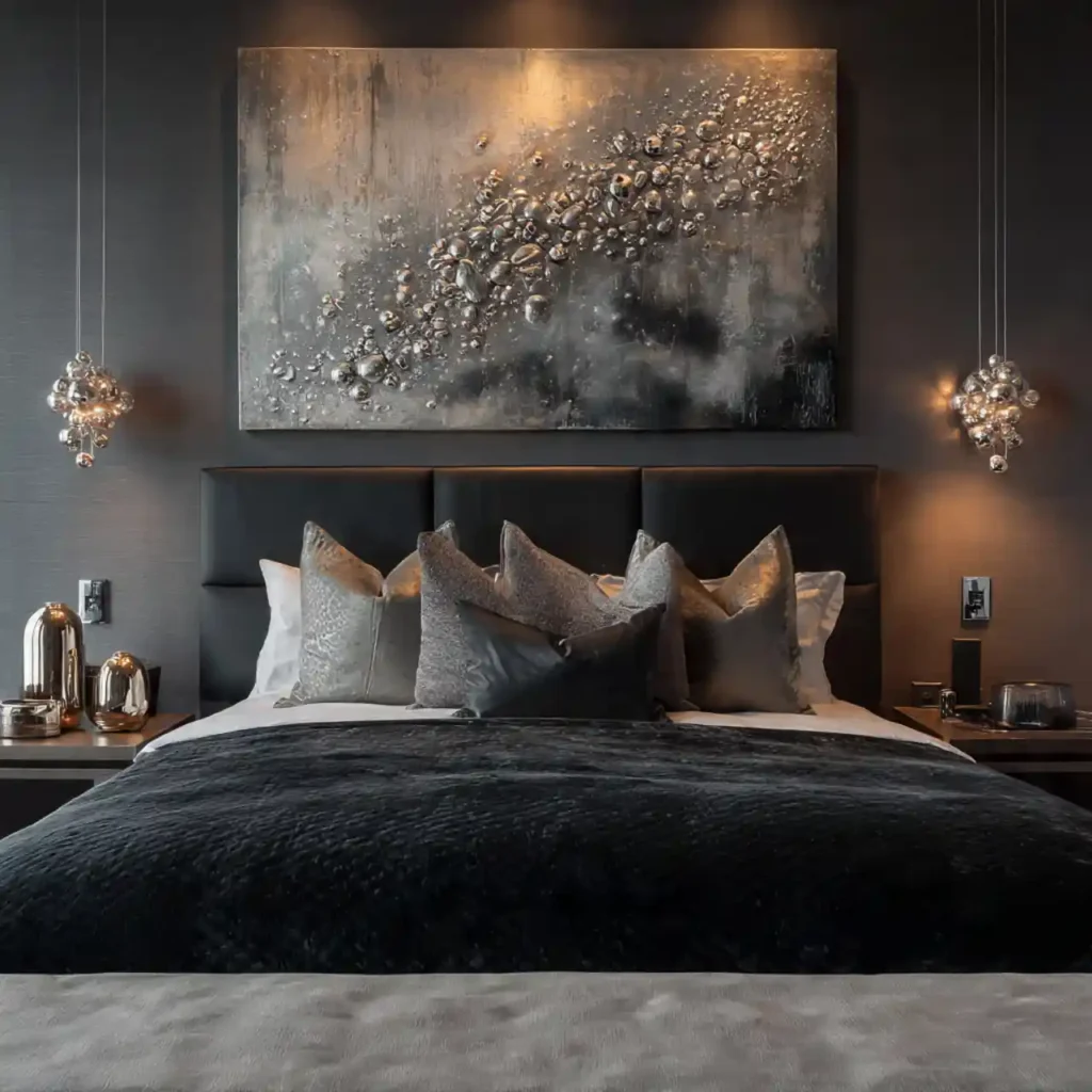 20-Black Bedroom Idea
