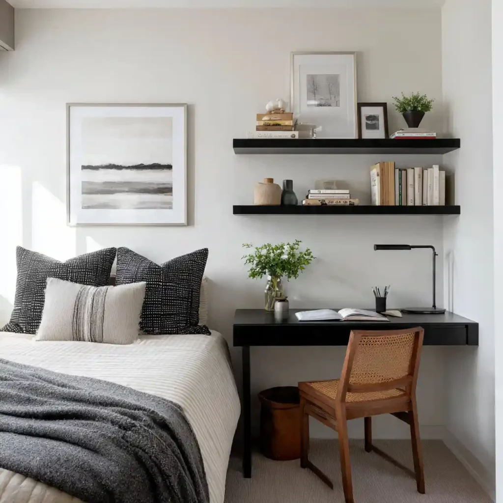 20-Black and White Bedroom Idea