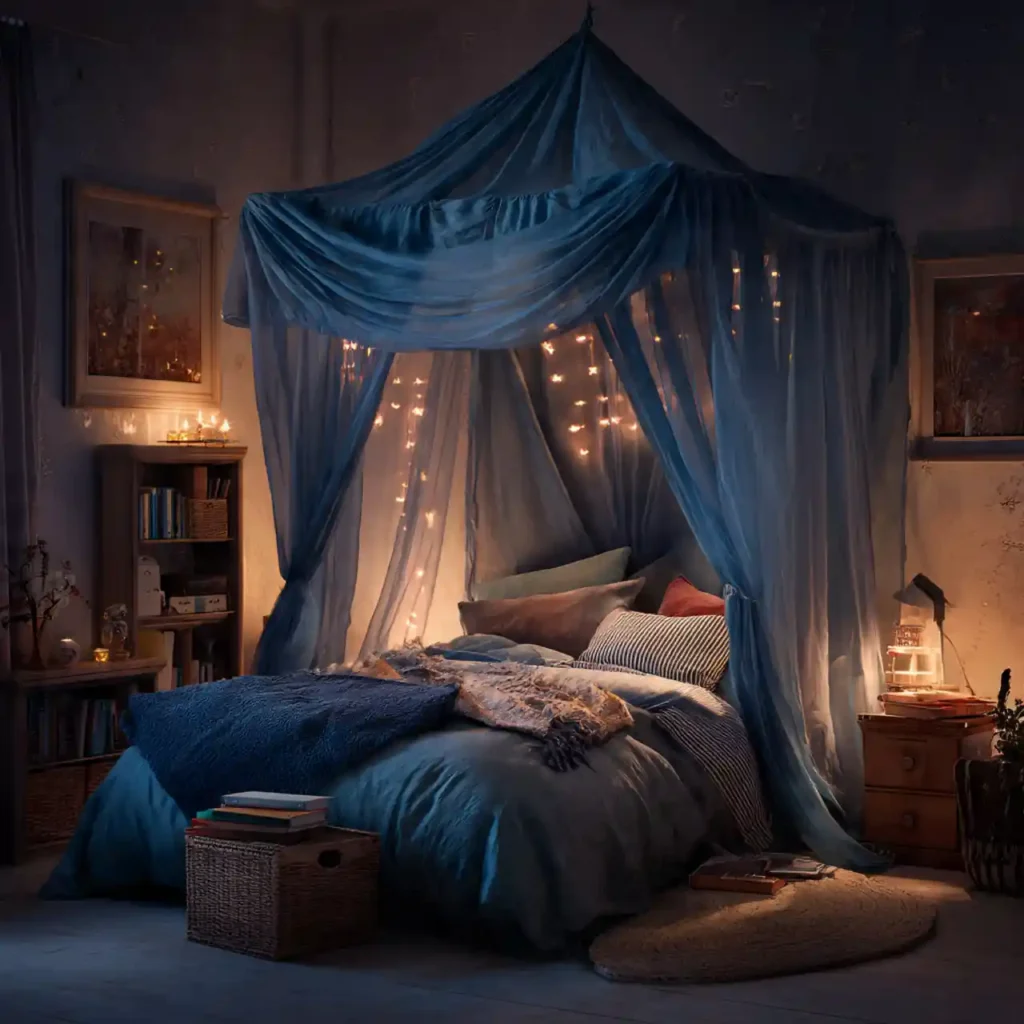 20-Blue Bedroom Idea