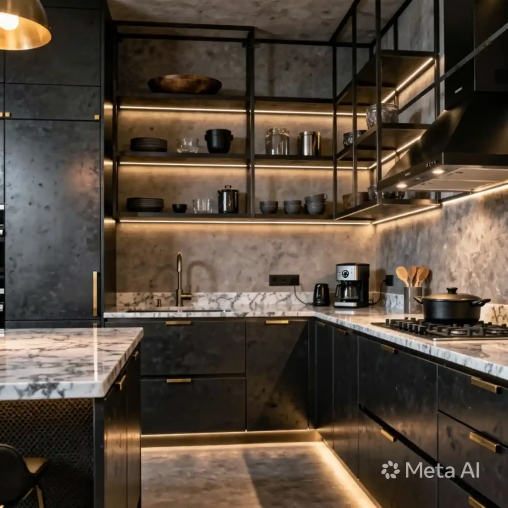 20-Industrial Kitchen Design Idea