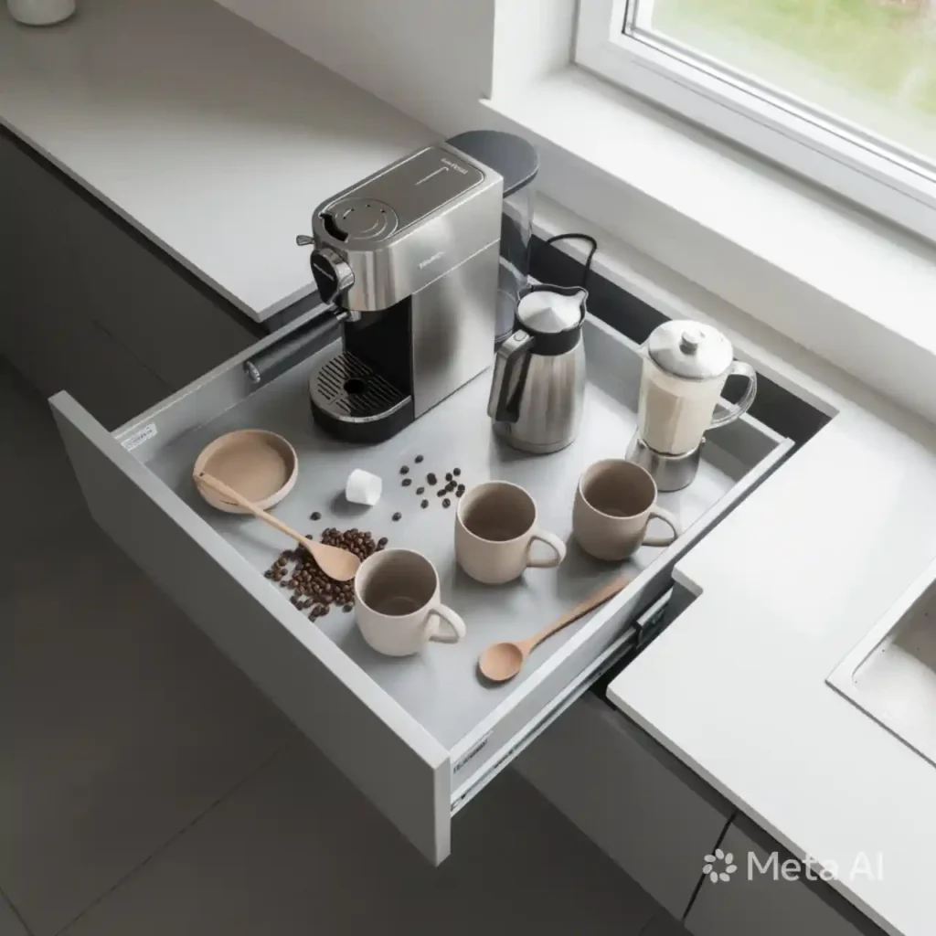 20-Inviting Kitchen Coffee Bar Idea