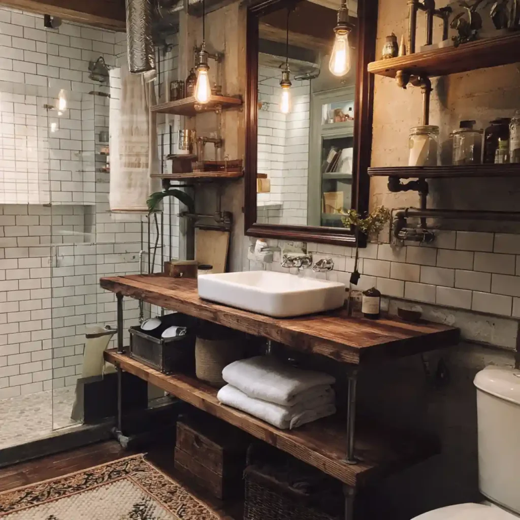 20-Modern Farmhouse Bathroom Ideas