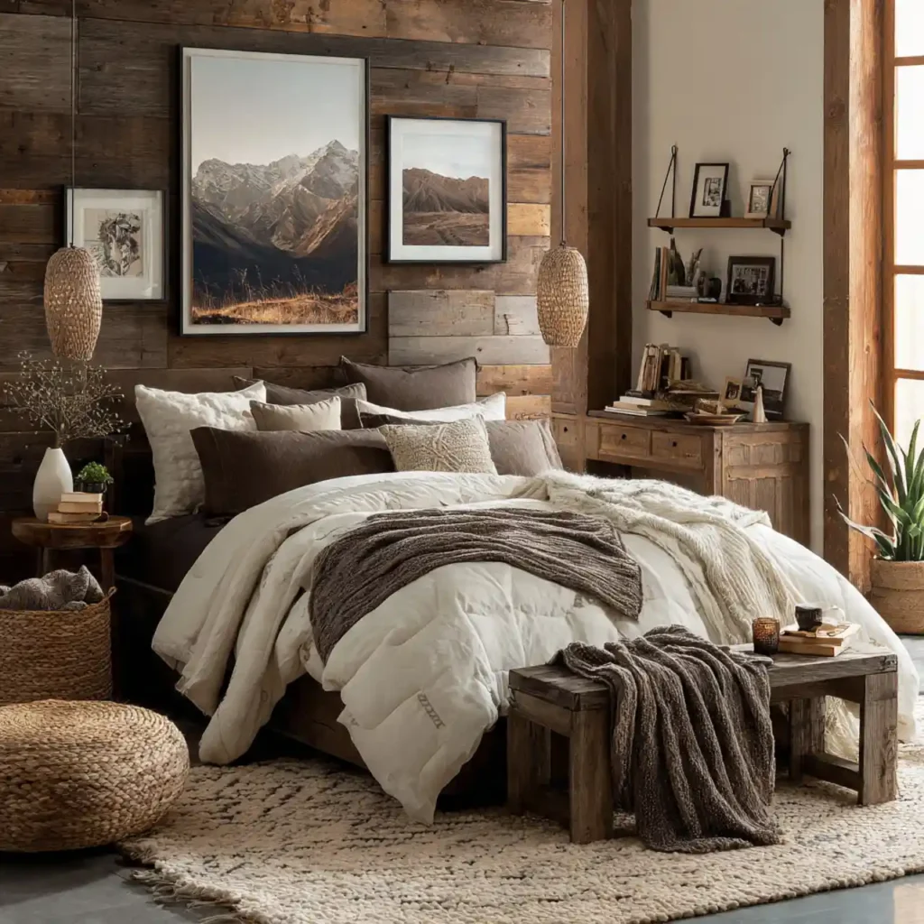 21-Brown Bedroom Idea
