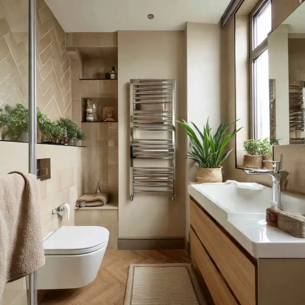 21-Creative Narrow Bathroom Idea