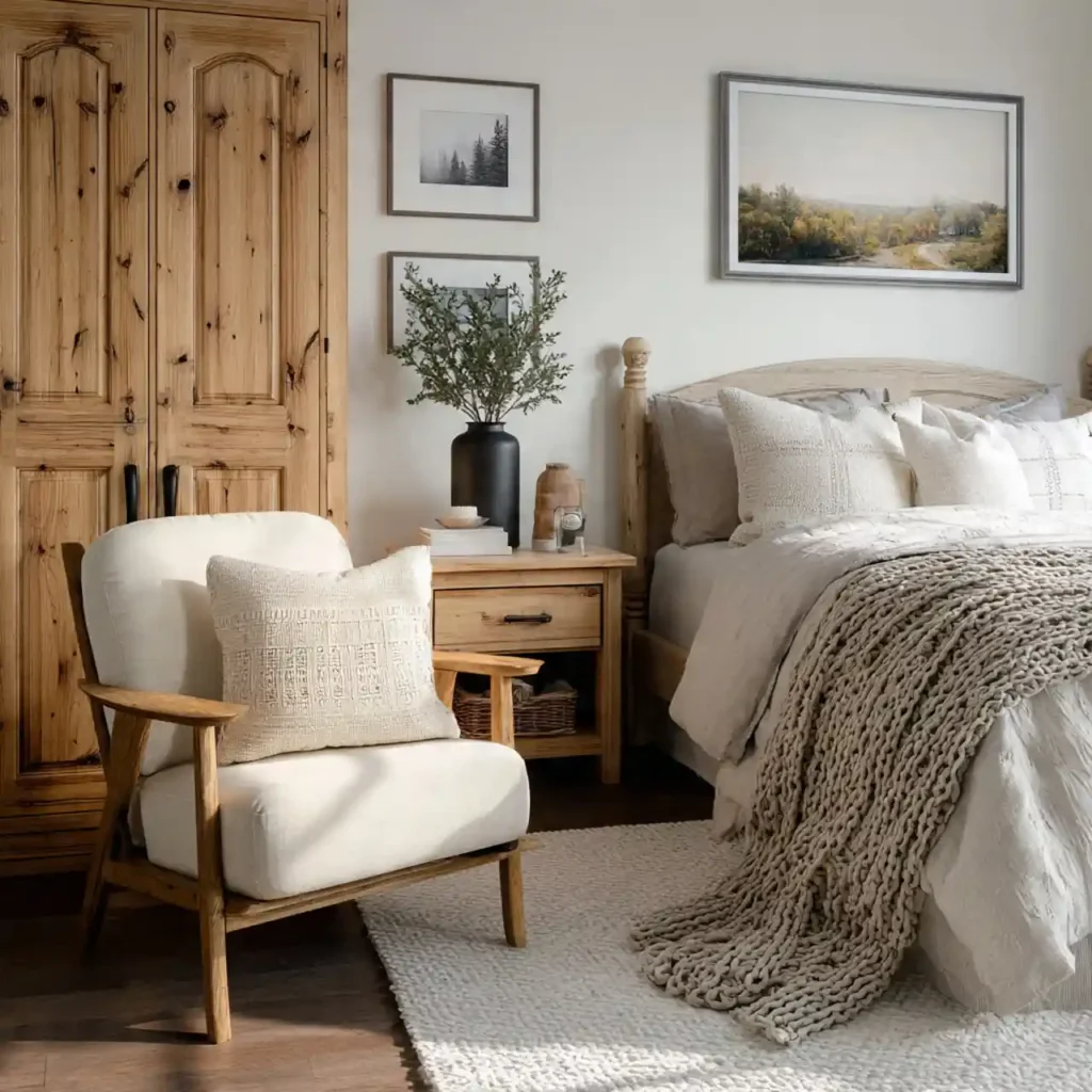 21-Farmhouse Bedroom Idea