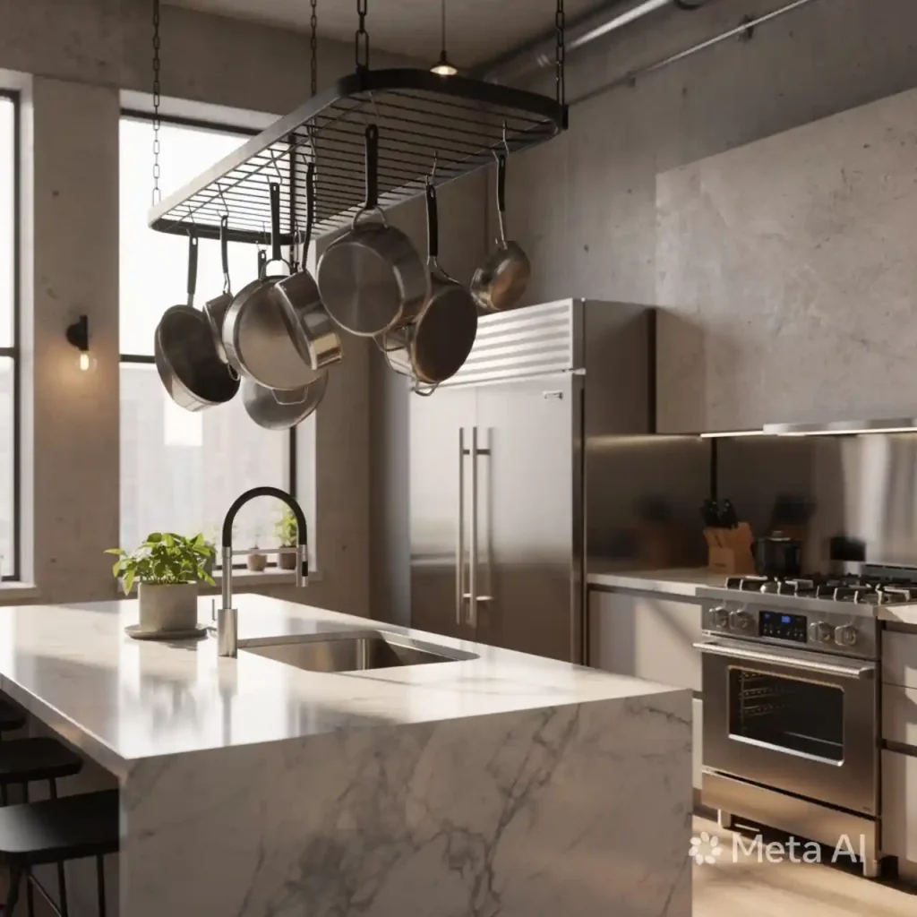 21-Industrial Kitchen Design Idea