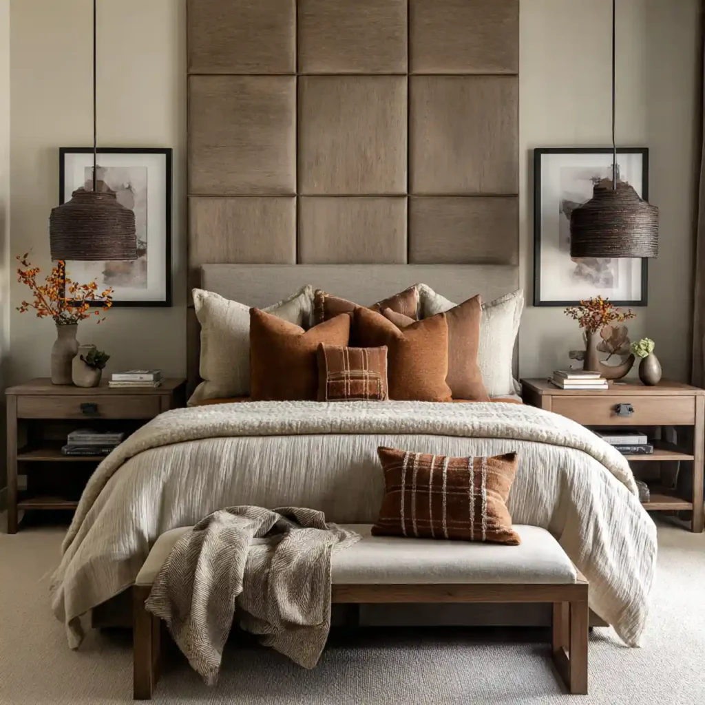 22-Brown Bedroom Idea