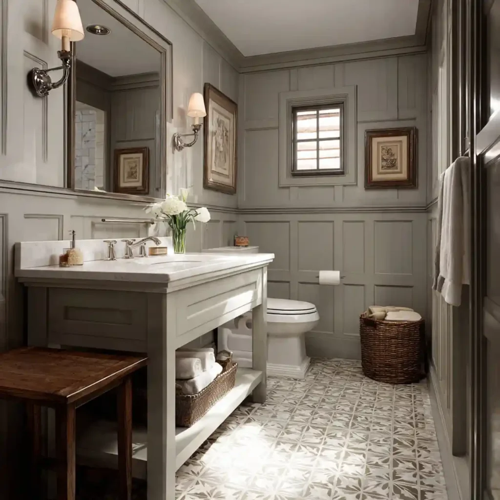 22-Grey Bathroom Idea