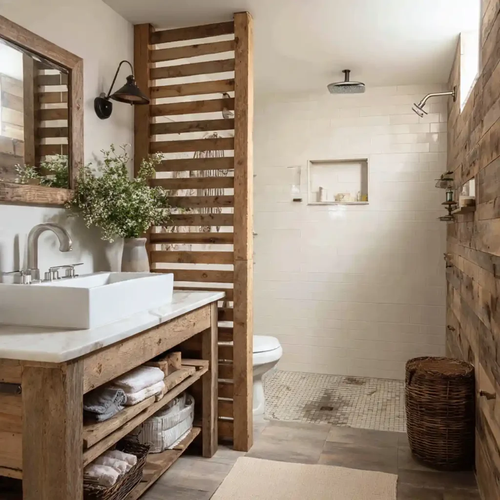 22-Half Wall Shower Ideas