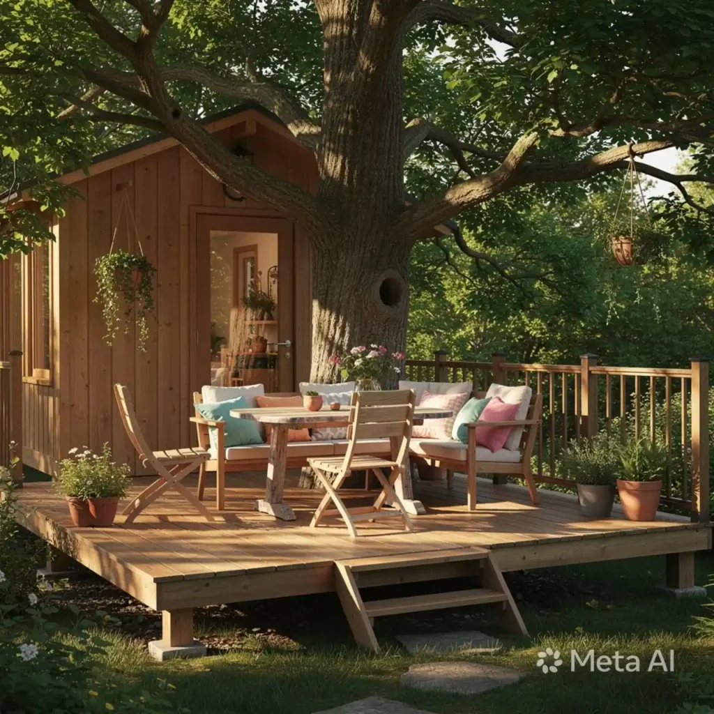 22-Kids Treehouse Idea
