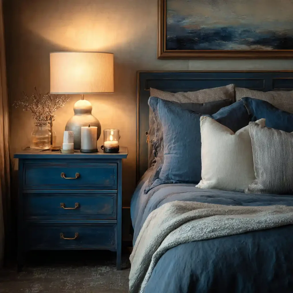 23-Blue Bedroom Idea