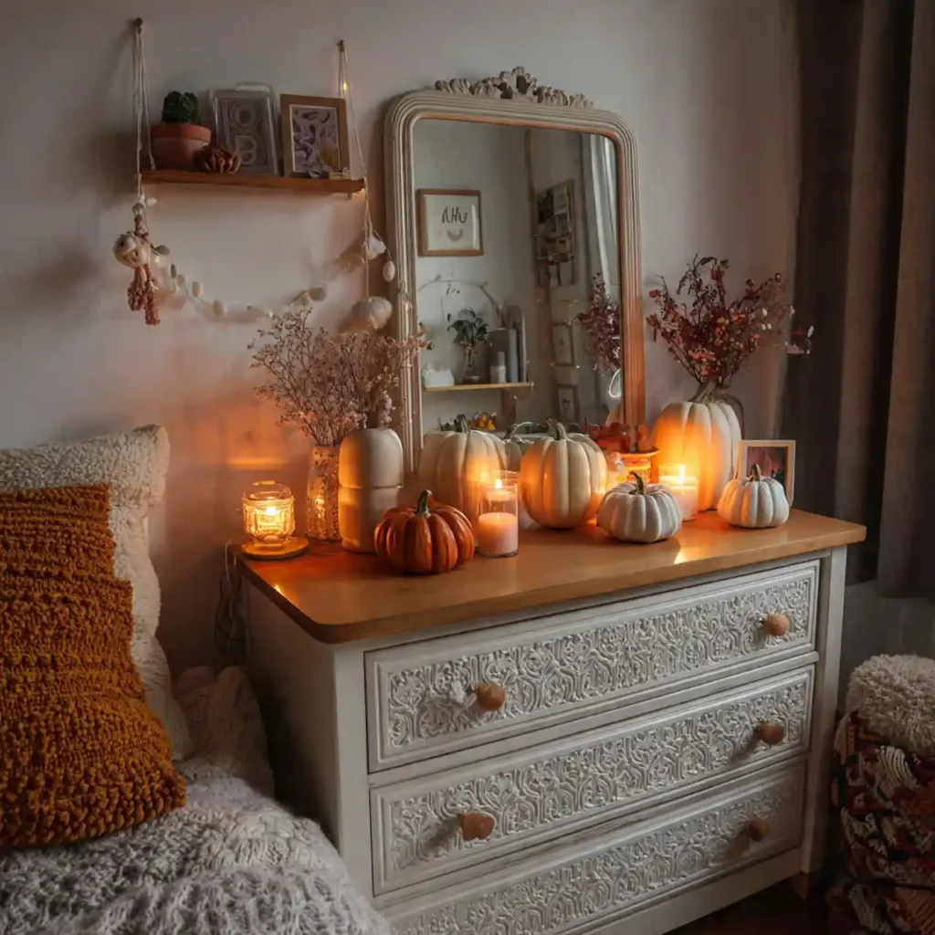 23-Fall Bedroom Decor Idea