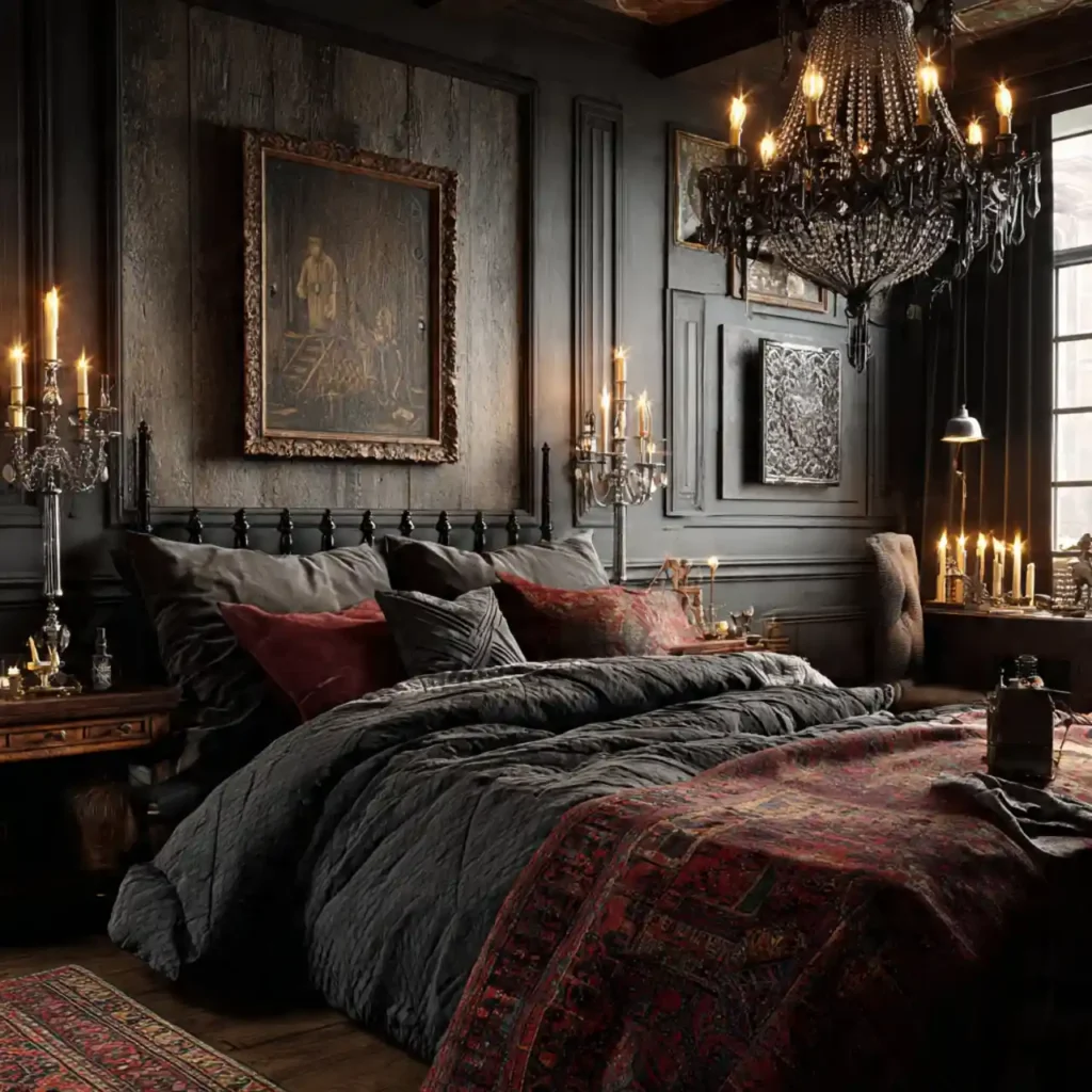 23-Gothic Bedroom Idea