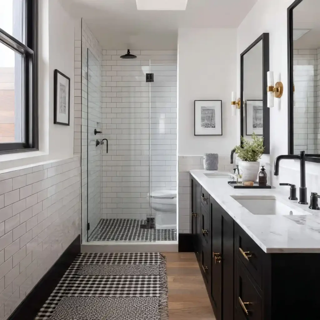 23-Half Wall Shower Ideas