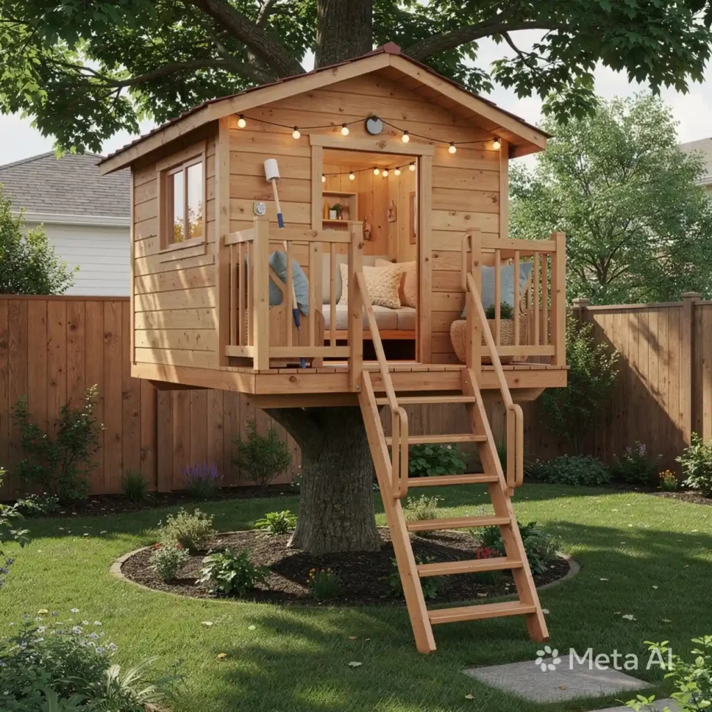 23-Kids Treehouse Idea