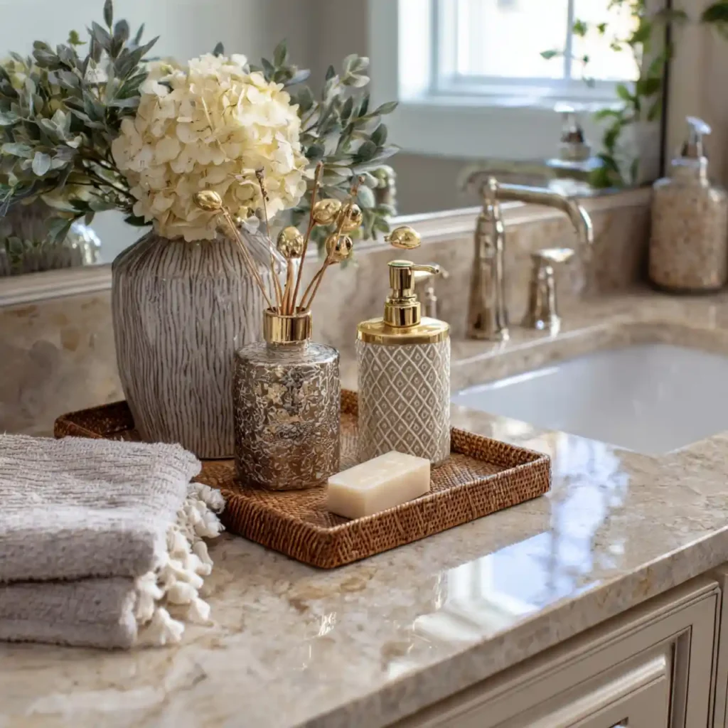 24-Bathroom Counter Decor Idea