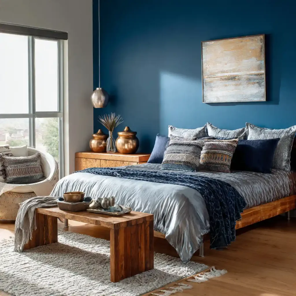 24-Blue Bedroom Idea