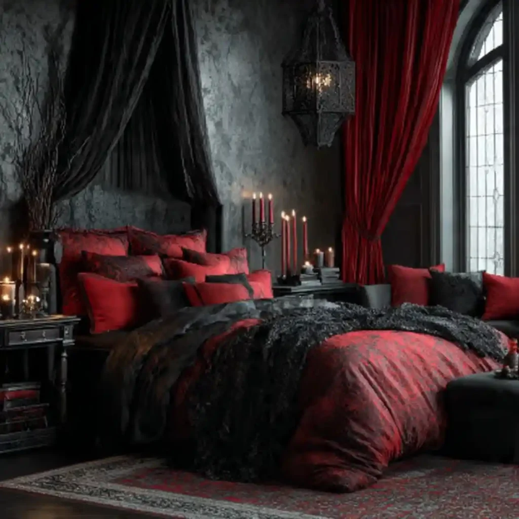 24-Gothic Bedroom Idea