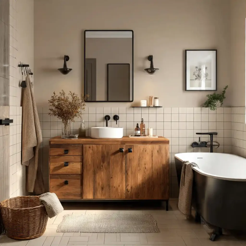 24-Japandi Bathroom Idea