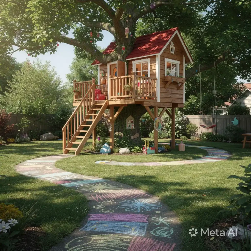 24-Kids Treehouse Idea