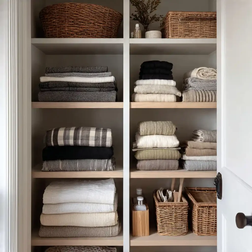 24-Large Linen Closet Organization Idea