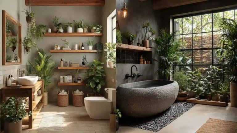24 Organic Modern Bathroom Ideas to Transform Your Home into a Tranquil Retreat