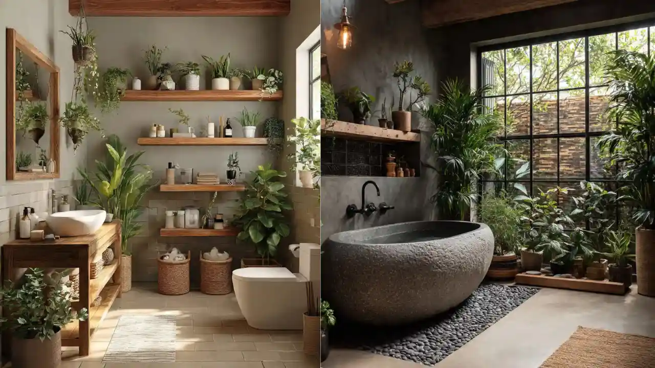 24 Organic Modern Bathroom Ideas to Transform Your Home into a Tranquil Retreat