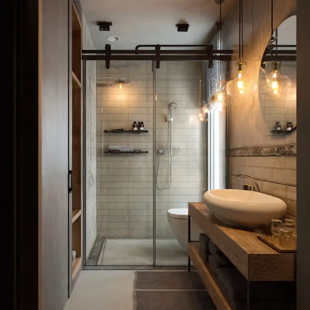 25-Creative Narrow Bathroom Idea