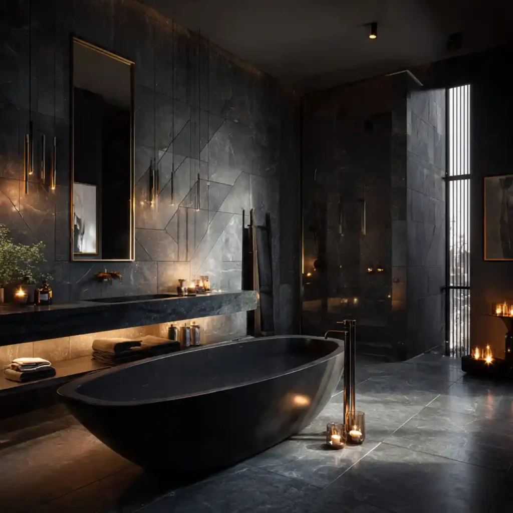 25-Dark Bathroom Idea