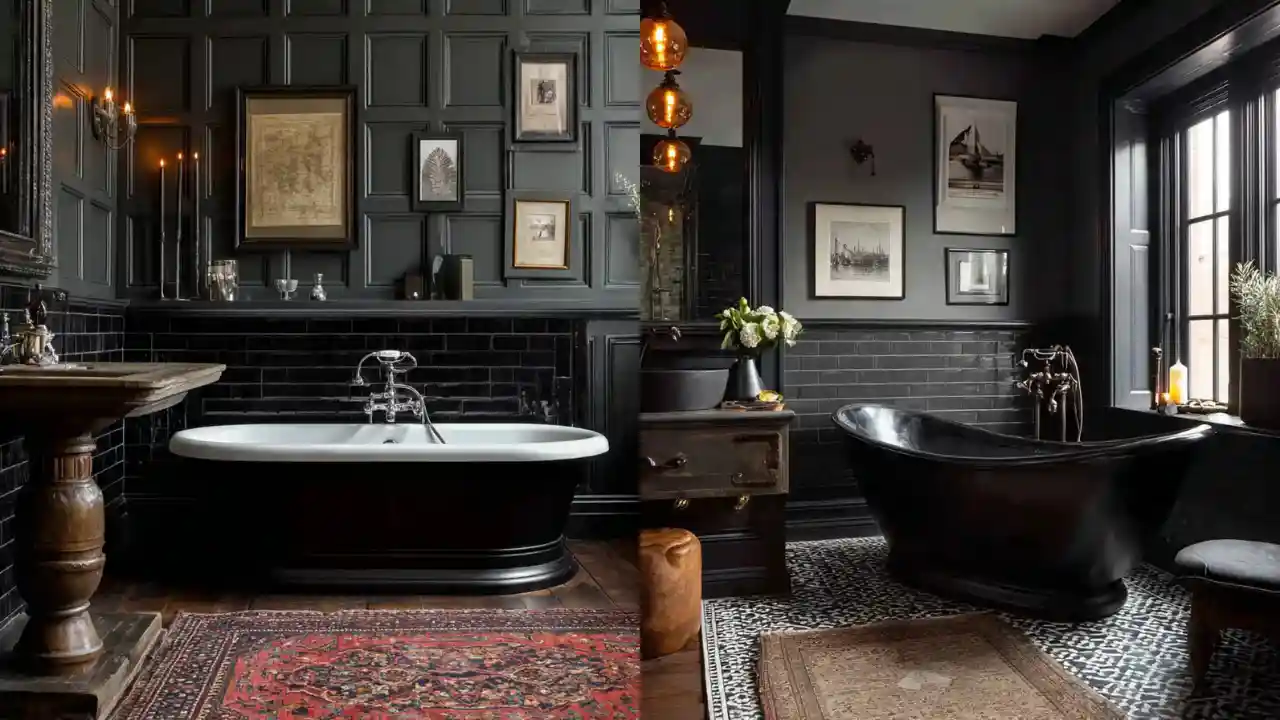 25 Dark Bathroom Ideas Inspiration for Modern Bathroom Design in Dark Tones and Minimalist Style