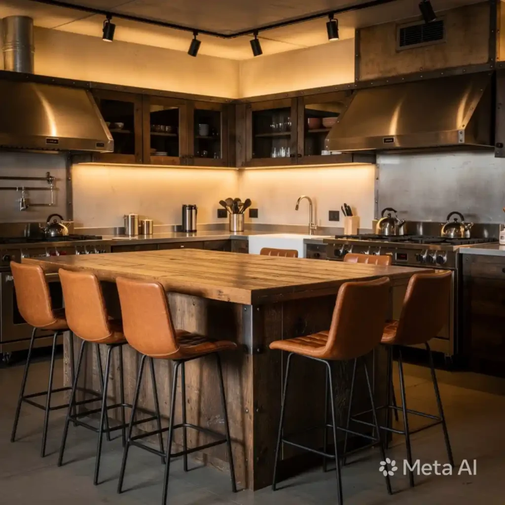 25-Industrial Kitchen Design Idea